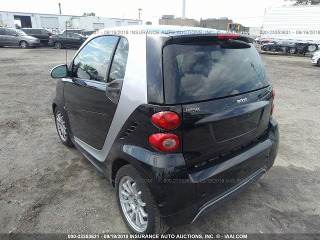 WMEEJ3BA0DK596068 - 2013 SMART FORTWO PURE/PASSION BLACK photo 3