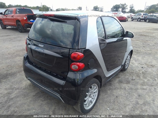 WMEEJ3BA0DK596068 - 2013 SMART FORTWO PURE/PASSION BLACK photo 4