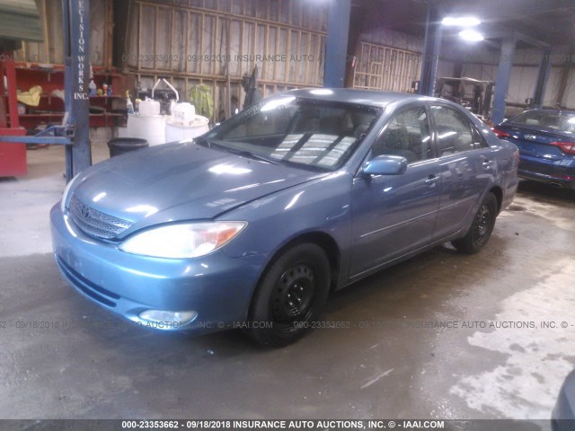 4T1BE30K03U658617 - 2003 TOYOTA CAMRY LE/XLE/SE Mavi foto 2