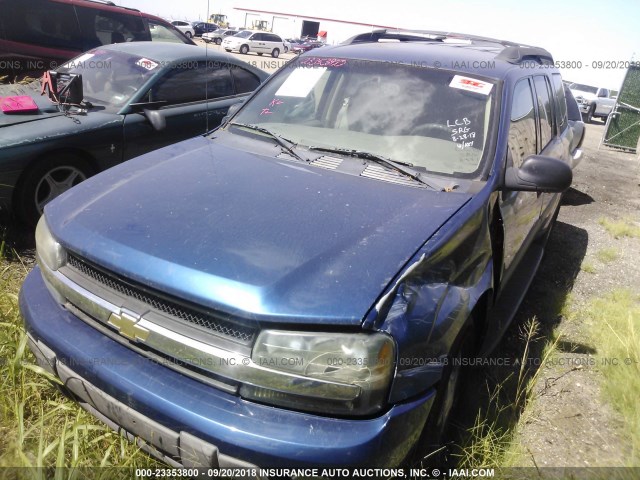 1GNET16S556116673 - 2005 CHEVROLET TRAILBLAZER EXT LS/EXT LT BLUE photo 2