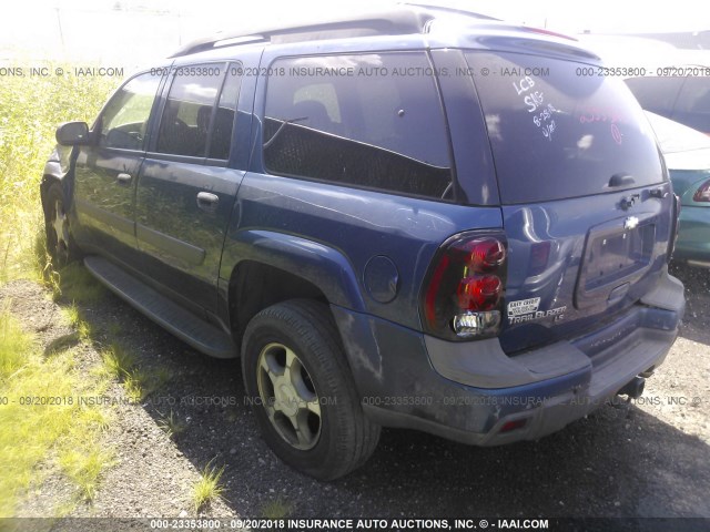 1GNET16S556116673 - 2005 CHEVROLET TRAILBLAZER EXT LS/EXT LT BLUE photo 3