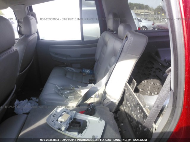 1FMZU73W14UB09369 - 2004 FORD EXPLORER XLT/XLT SPORT/NBX RED photo 8