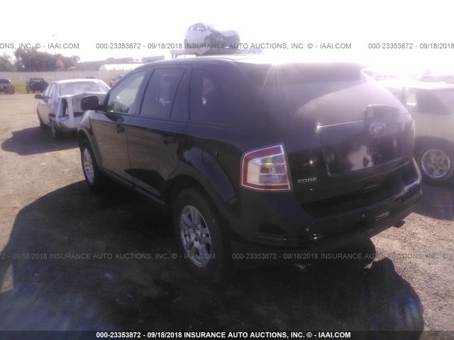 2FMDK36CX9BA76301 - 2009 FORD EDGE Чорний фото 3