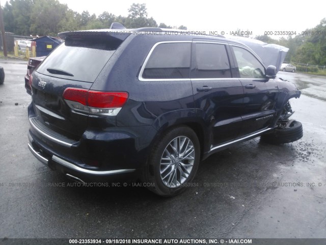 1C4RJFJT5HC880638 - 2017 JEEP GRAND CHEROKEE SUMMIT Mavi foto 4