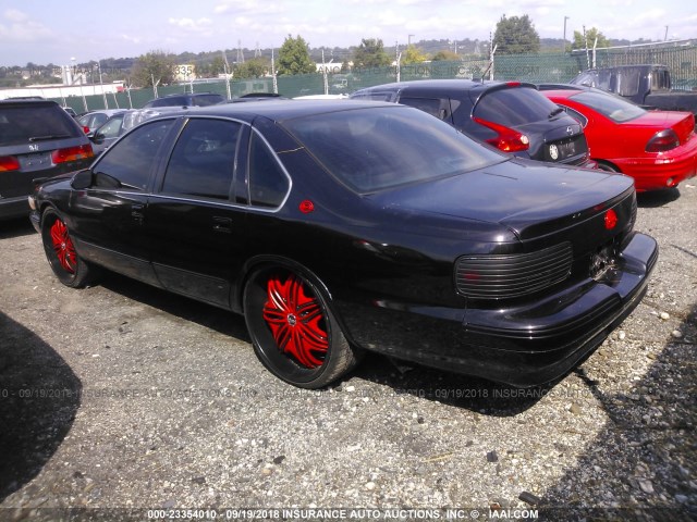 1G1BL52P1TR149999 - 1996 CHEVROLET CAPRICE / IMPALA CLASSIC/SS BLACK photo 3