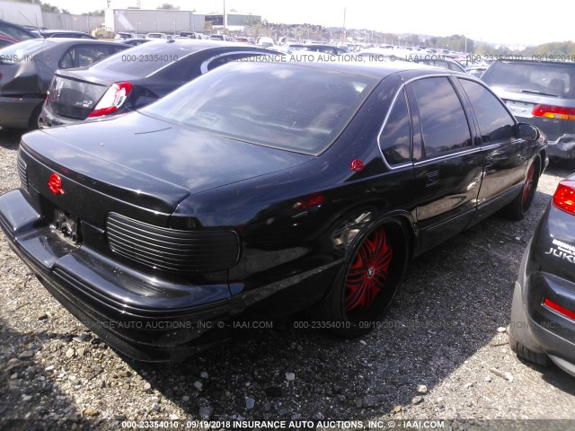 1G1BL52P1TR149999 - 1996 CHEVROLET CAPRICE / IMPALA CLASSIC/SS BLACK photo 4