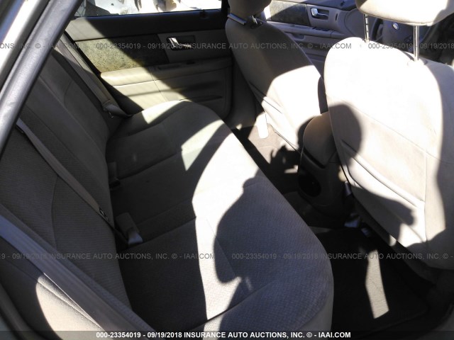 1FAFP52242A213649 - 2002 FORD TAURUS LX GRAY photo 8