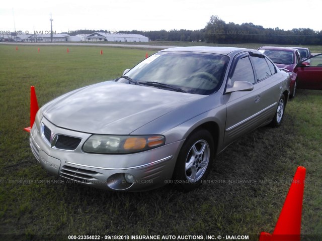 1G2HX54K714187596 - 2001 PONTIAC BONNEVILLE SE GRAY photo 2