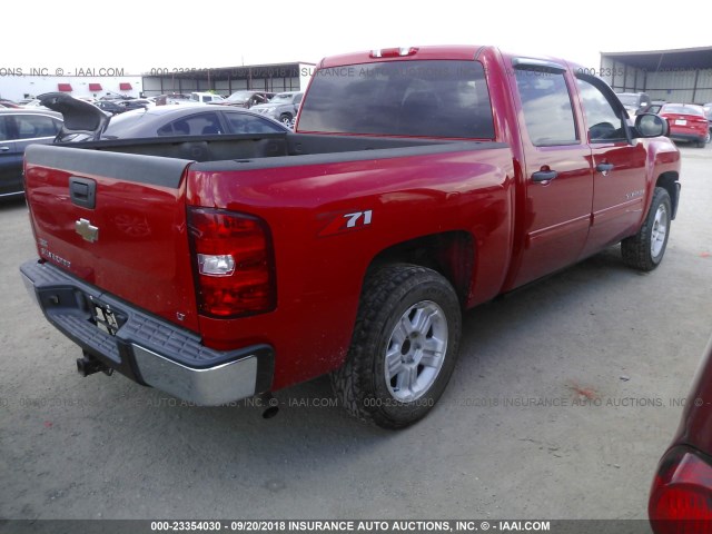 3GCEC23029G170972 - 2009 CHEVROLET SILVERADO C1500 LT RED photo 4