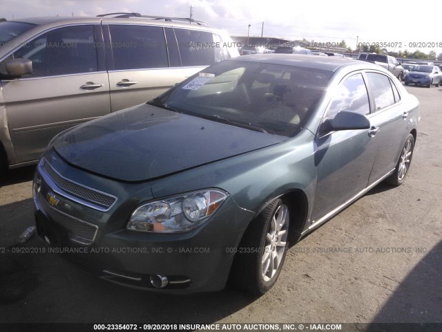 1G1ZK57799F132355 - 2009 CHEVROLET MALIBU LTZ 蓝色 照片 2