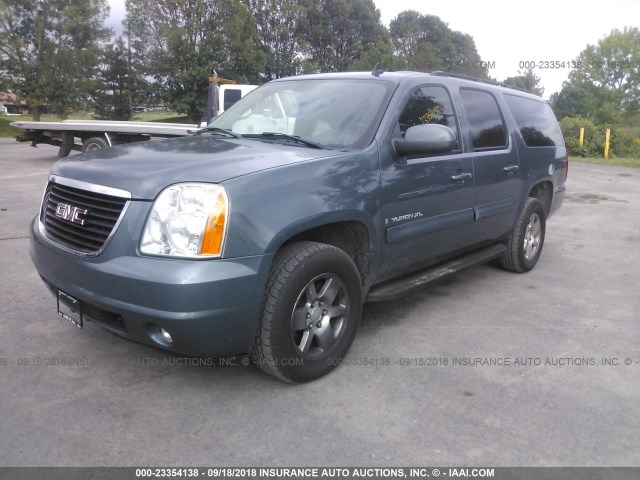 1GKFK16308J144816 - 2008 GMC YUKON XL K1500 GRAY photo 2