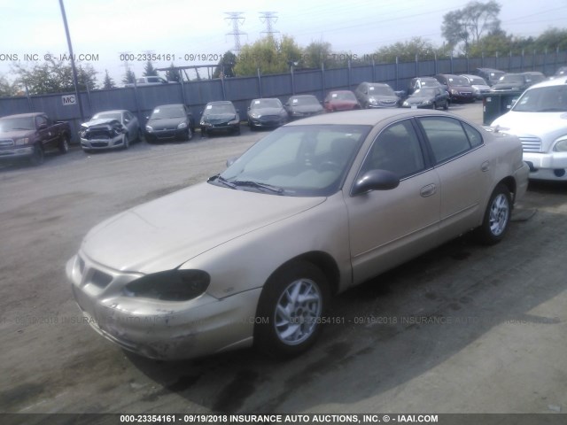 1G2NF52E04C210777 - 2004 PONTIAC GRAND AM SE1 GOLD photo 2