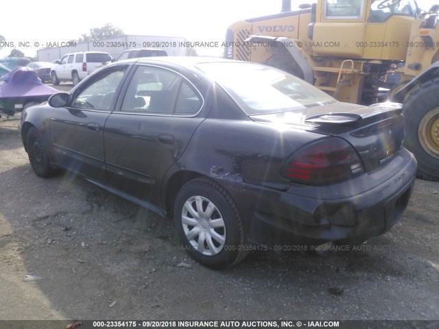 1G2NE52FX4C248772 - 2004 PONTIAC GRAND AM SE BLACK photo 3