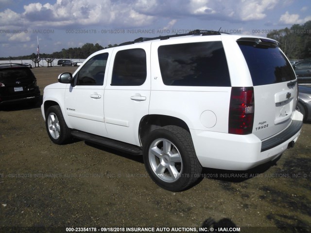 1GNFC130X7R303626 - 2007 CHEVROLET TAHOE C1500 WHITE photo 3