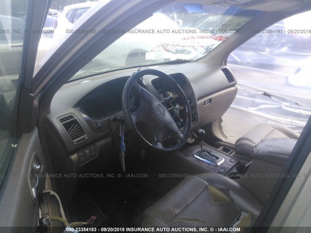 2HNYD18891H519143 - 2001 ACURA MDX TOURING GOLD photo 5