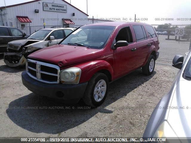 1D4HD38K94F181507 - 2004 DODGE DURANGO ST RED photo 2