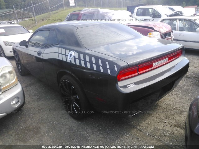 2B3CJ4DV6AH320560 - 2010 DODGE CHALLENGER SE BLACK photo 3