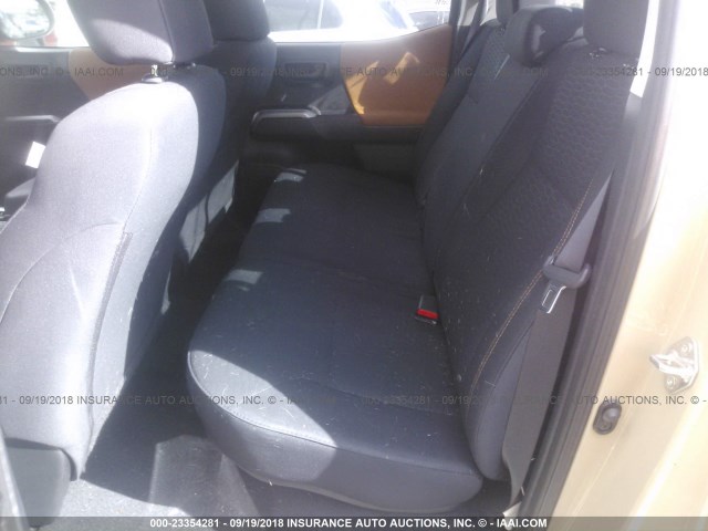 5TFAZ5CN2GX012991 - 2016 TOYOTA TACOMA DBL CAB/SR5/TRD SPORT/OR BROWN photo 8