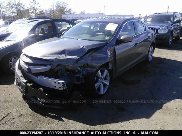 19VDE1F57DE021557 - 2013 ACURA ILX 20 PREMIUM BROWN photo 2