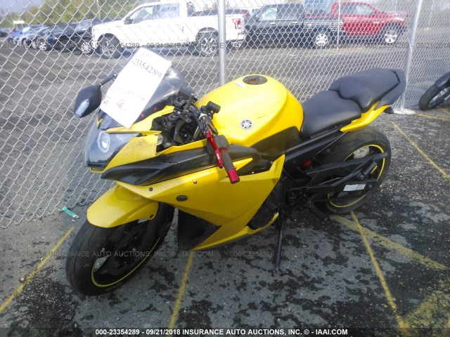 JYARJ18Y39A001179 - 2009 YAMAHA FZ6 R/C YELLOW photo 2