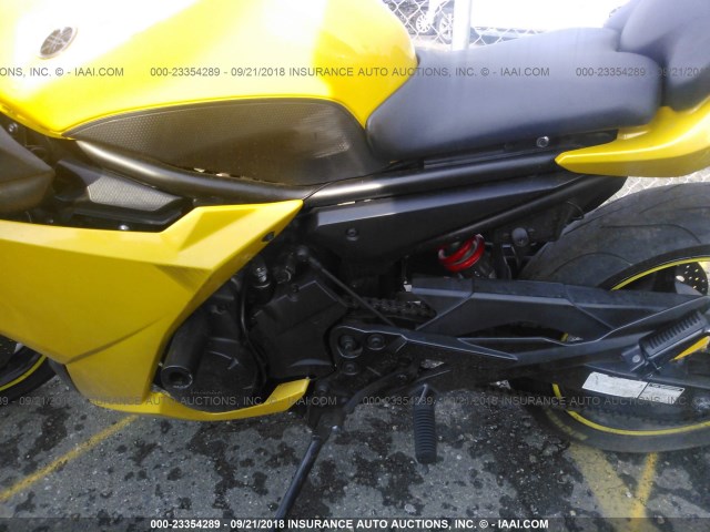 JYARJ18Y39A001179 - 2009 YAMAHA FZ6 R/C YELLOW photo 9