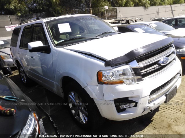 1FMJU2AT9FEF16880 - 2015 FORD EXPEDITION LIMITED WHITE photo 1