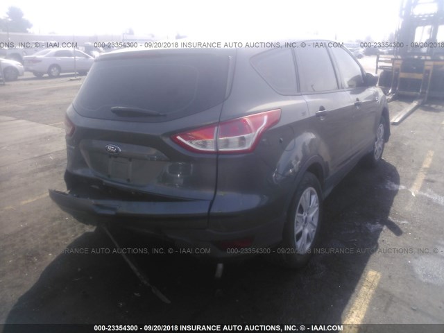 1FMCU0F73FUA43489 - 2015 FORD ESCAPE S GRAY photo 4