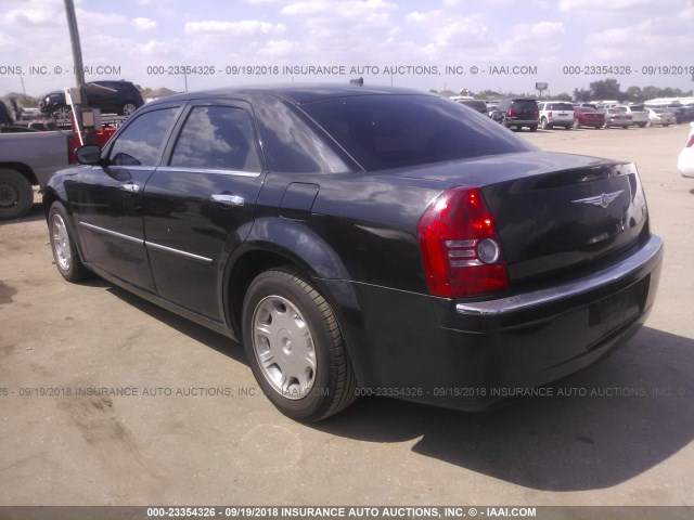 2C3KA33G68H273424 - 2008 CHRYSLER 300 LIMITED BLACK photo 3