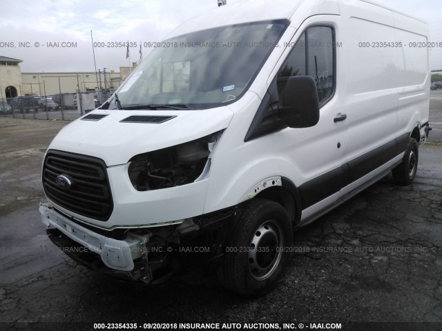 1FTNR2CG7FKB11626 - 2015 FORD TRANSIT T-250 WHITE photo 2