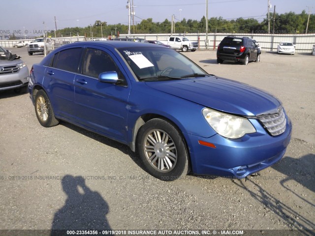 1C3LC56R78N181558 - 2008 CHRYSLER SEBRING TOURING BLUE photo 1