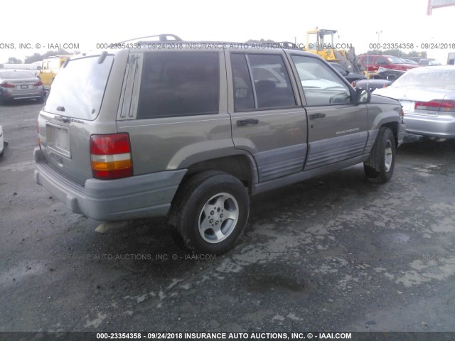 1J4FX58S3WC317541 - 1998 JEEP GRAND CHEROKEE LAREDO/TSI TURQUOISE photo 4