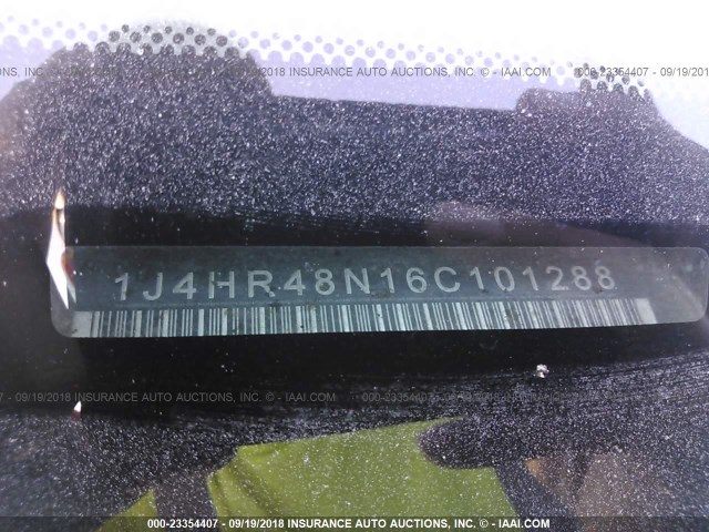 1J4HR48N16C101288 - 2006 JEEP GRAND CHEROKEE LAREDO/COLUMBIA/FREEDOM 黑色 照片 9