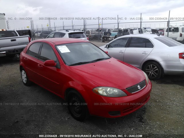 KL5JD66Z66K389523 - 2006 SUZUKI RENO RED photo 1