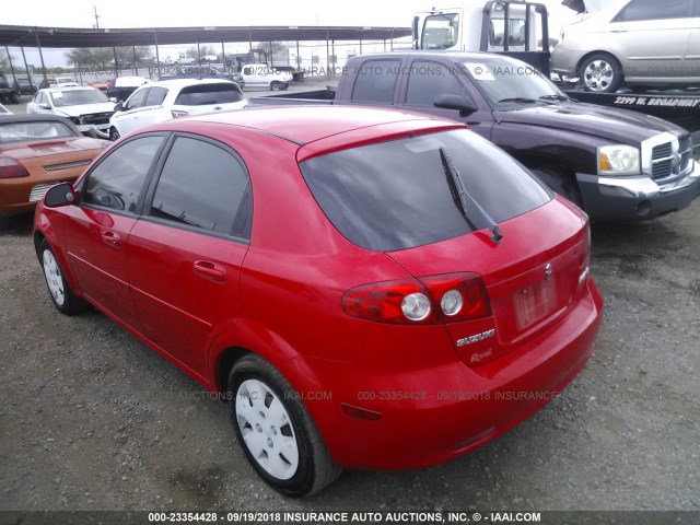 KL5JD66Z66K389523 - 2006 SUZUKI RENO RED photo 3