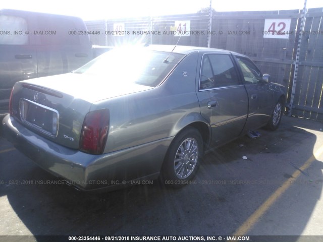 1G6KE57Y44U188820 - 2004 CADILLAC DEVILLE DHS GRAY photo 4