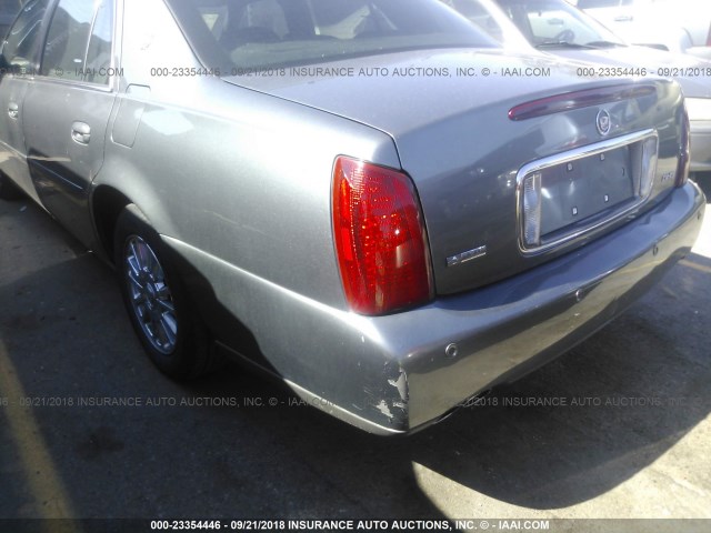 1G6KE57Y44U188820 - 2004 CADILLAC DEVILLE DHS GRAY photo 6