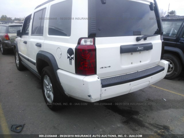 1J8HG48K86C238870 - 2006 JEEP COMMANDER WHITE photo 6