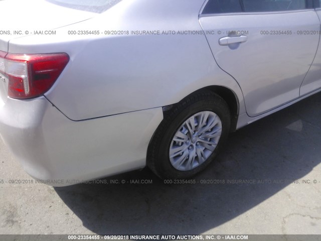 4T1BF1FK7EU349092 - 2014 TOYOTA CAMRY L/SE/LE/XLE 银色 照片 6