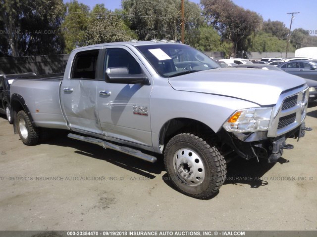 3C63RRHL9EG123683 - 2014 RAM 3500 SLT SILVER photo 1