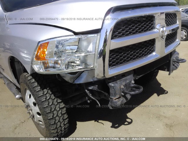 3C63RRHL9EG123683 - 2014 RAM 3500 SLT SILVER photo 6