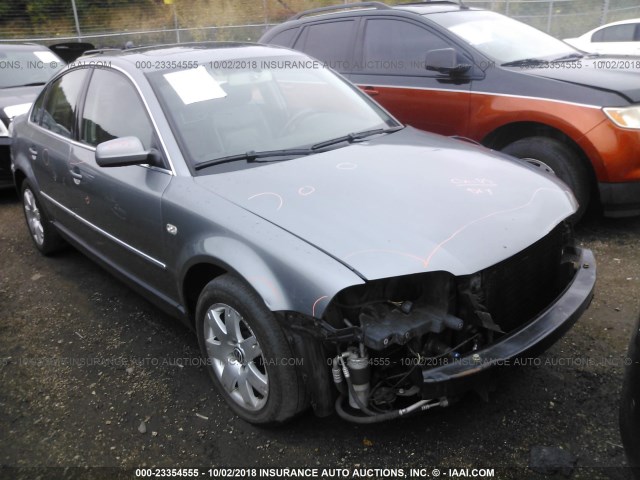 WVWRH63B22P341491 - 2002 VOLKSWAGEN PASSAT GLX BLACK photo 1