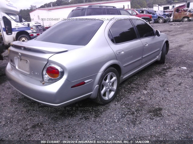 JN1DA31DX3T510864 - 2003 NISSAN MAXIMA GLE/GXE/SE SILVER photo 4