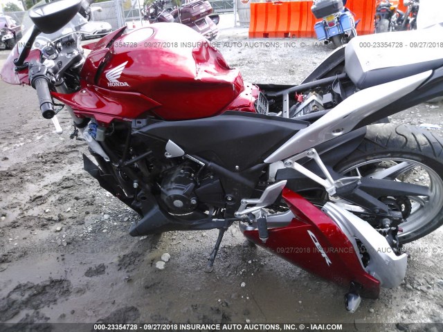 MLHMC4116B5000790 - 2011 HONDA CBR250 R RED photo 9