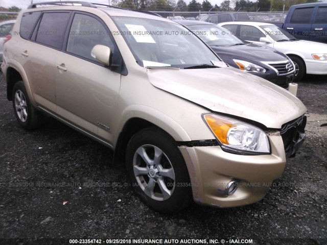 2T3DK4DV8BW057134 - 2011 TOYOTA RAV4 LIMITED GOLD photo 1