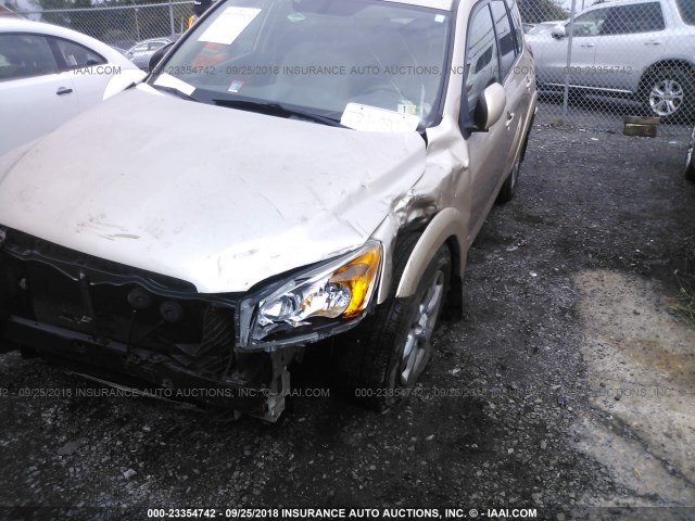 2T3DK4DV8BW057134 - 2011 TOYOTA RAV4 LIMITED GOLD photo 6