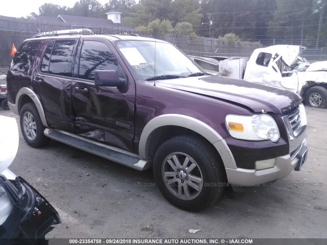 1FMEU64EX6UB12482 - 2006 FORD EXPLORER EDDIE BAUER BURGUNDY photo 1