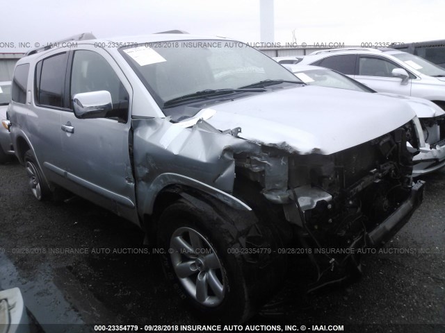 5N1AA0NC4BN608495 - 2011 NISSAN ARMADA SV/SL/PLATINUM SILVER photo 6