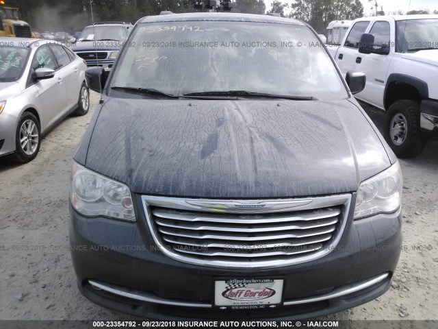 2C4RC1BG1ER343704 - 2014 CHRYSLER TOWN & COUNTRY TOURING BLUE photo 6