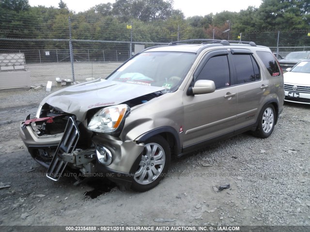 JHLRD78916C042369 - 2006 HONDA CR-V SE/EX GOLD photo 2