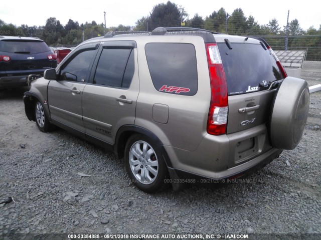 JHLRD78916C042369 - 2006 HONDA CR-V SE/EX GOLD photo 3